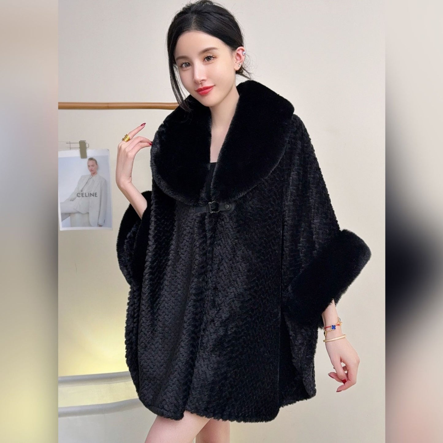 RICH&CLASSY FAUX COAT