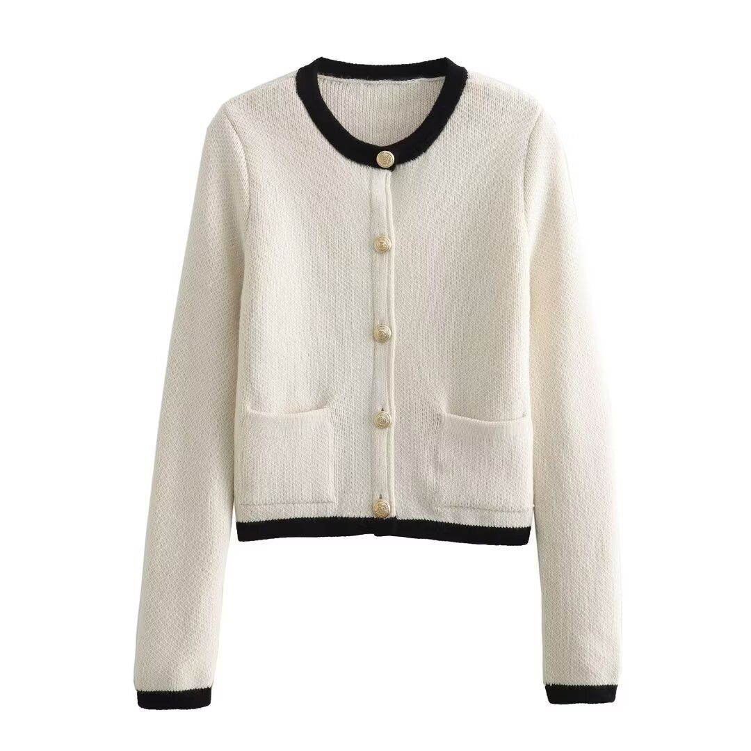 TWO TONE CARDIGAN