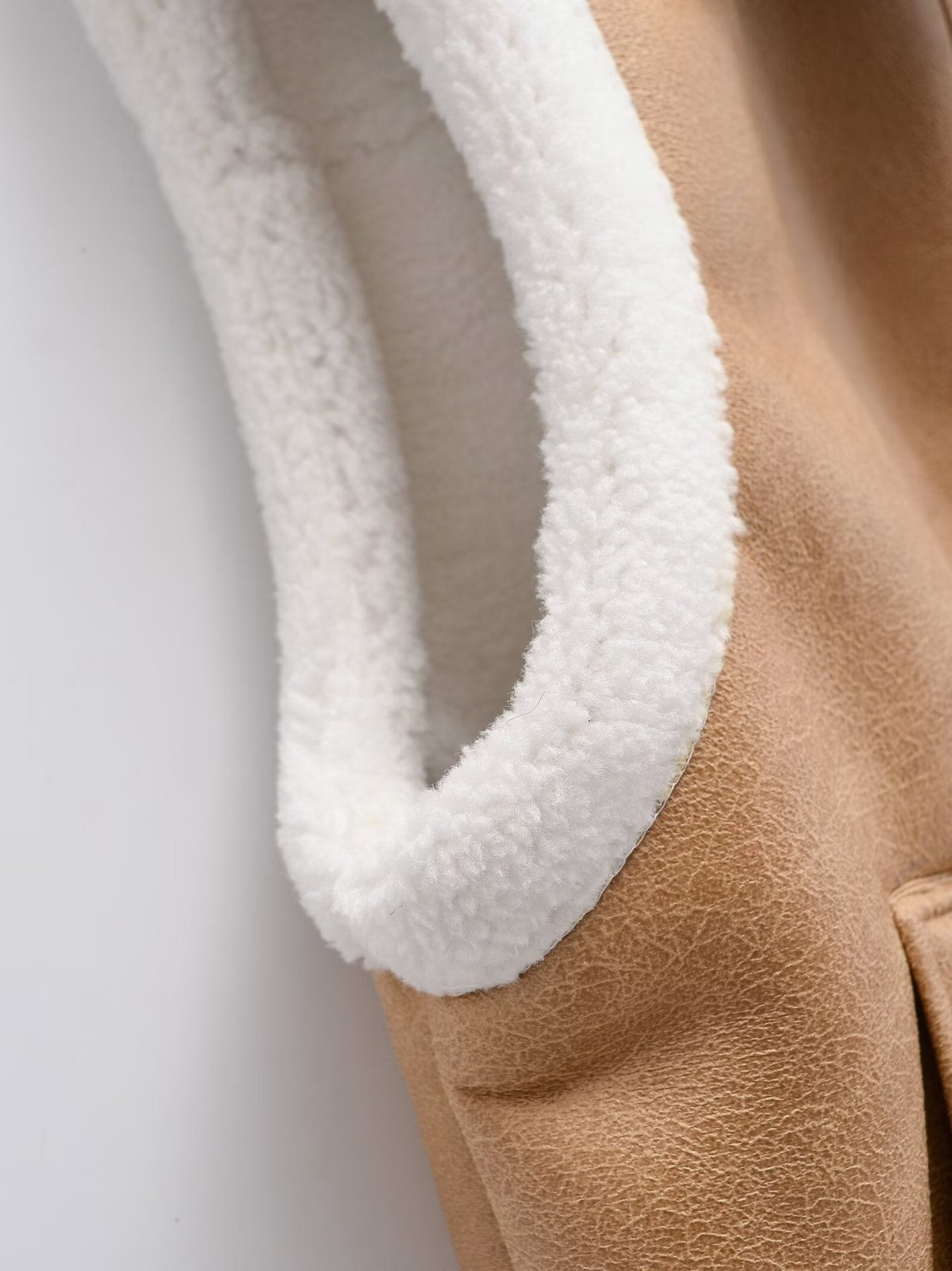 luxury shearling vest