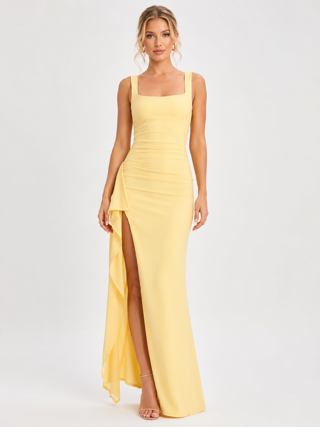 Noir Cascade Dress