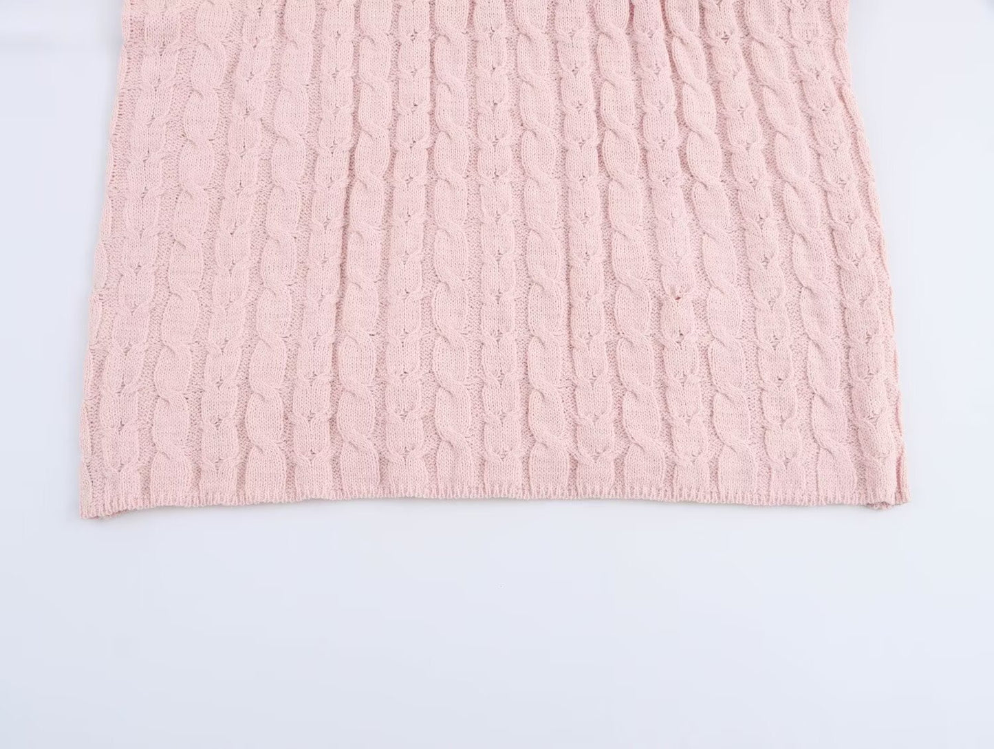 SPORTY&RICH CARDIGAN SUIT PINK