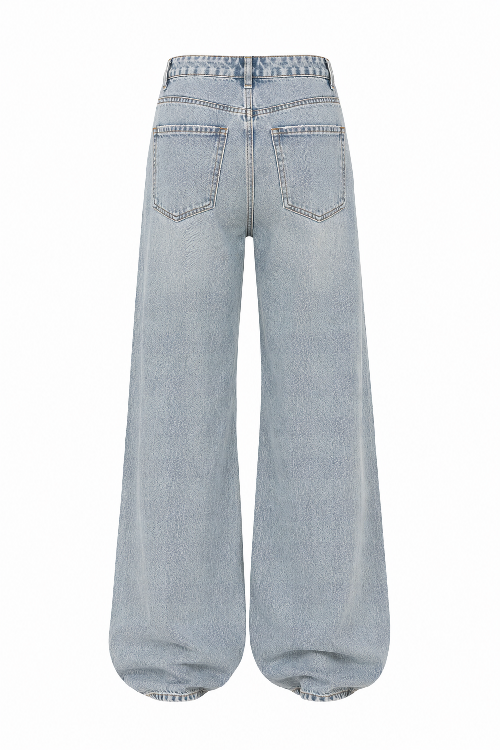 Vintage Wash Baggy Jeans