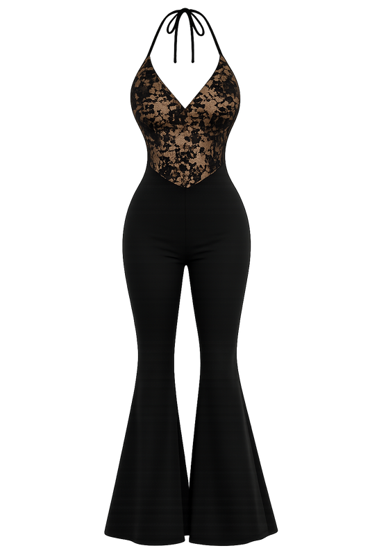 Midnight Lace Jumpsuit