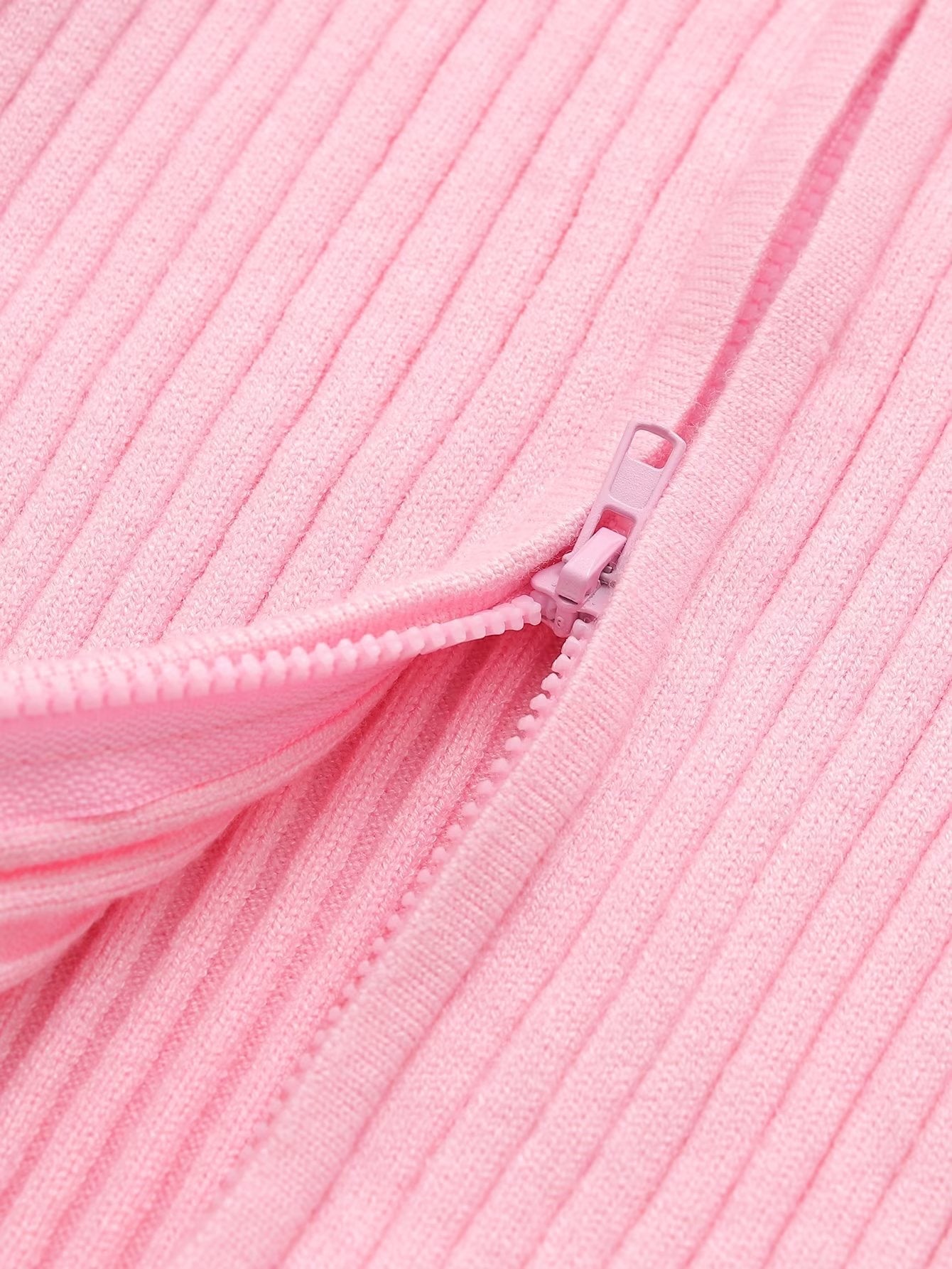 PINKY CARDIGAN MIT PELZ KRAGEN