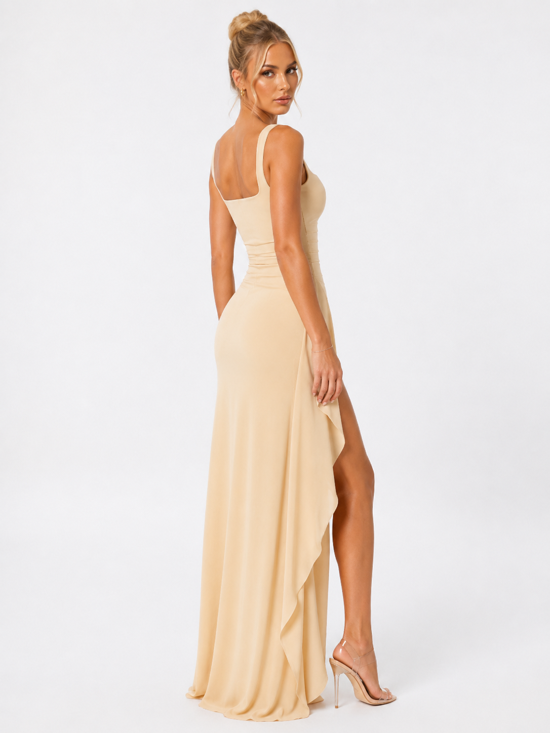 Noir Cascade Dress