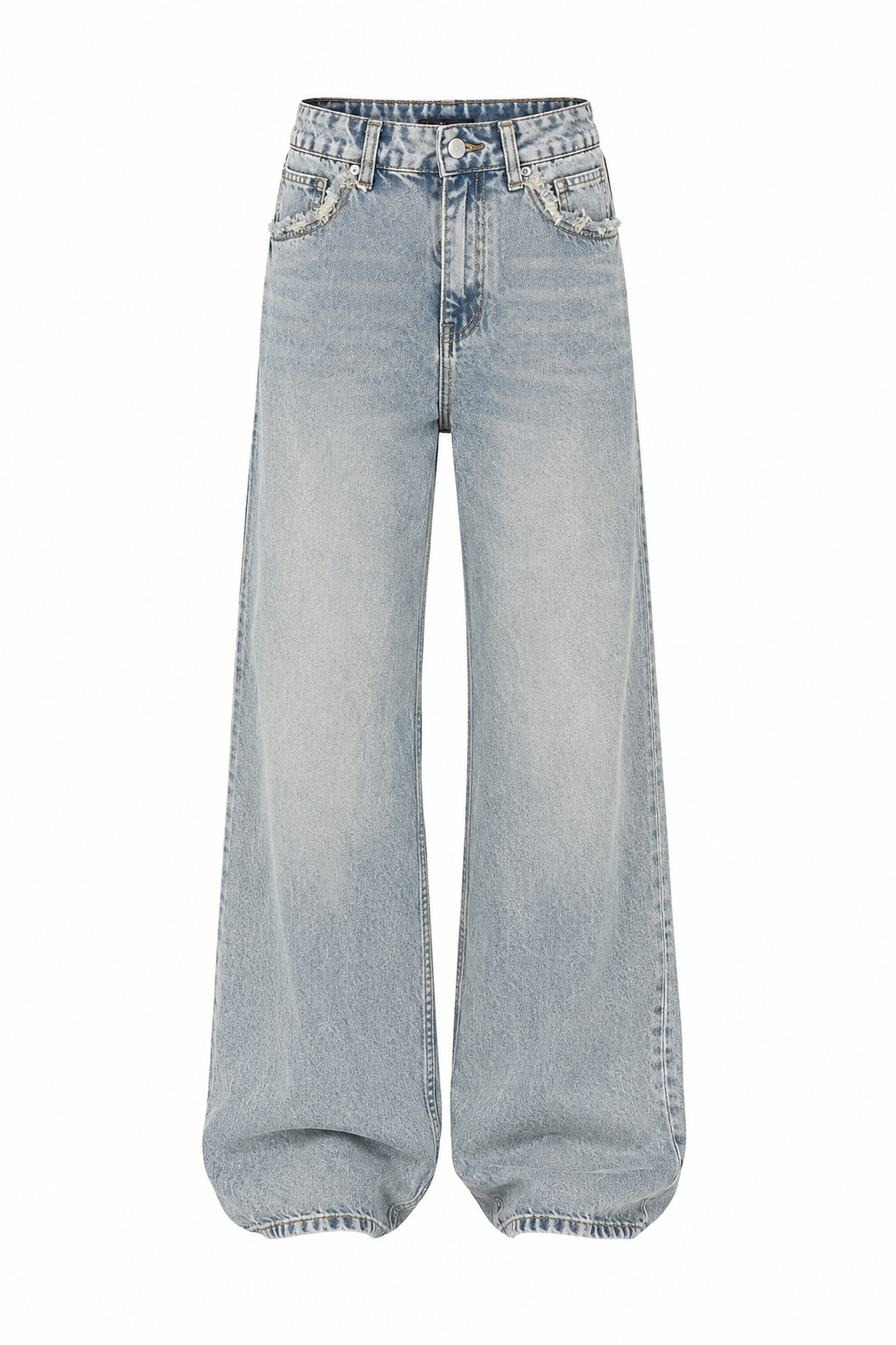 Vintage Wash Baggy Jeans