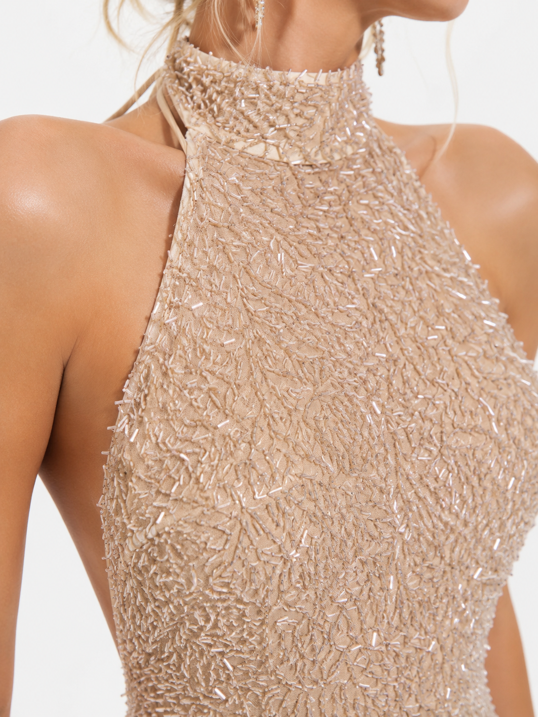 The Champagne Glow Dress