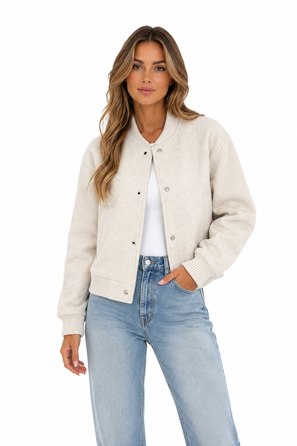 Elodie wool Bomber