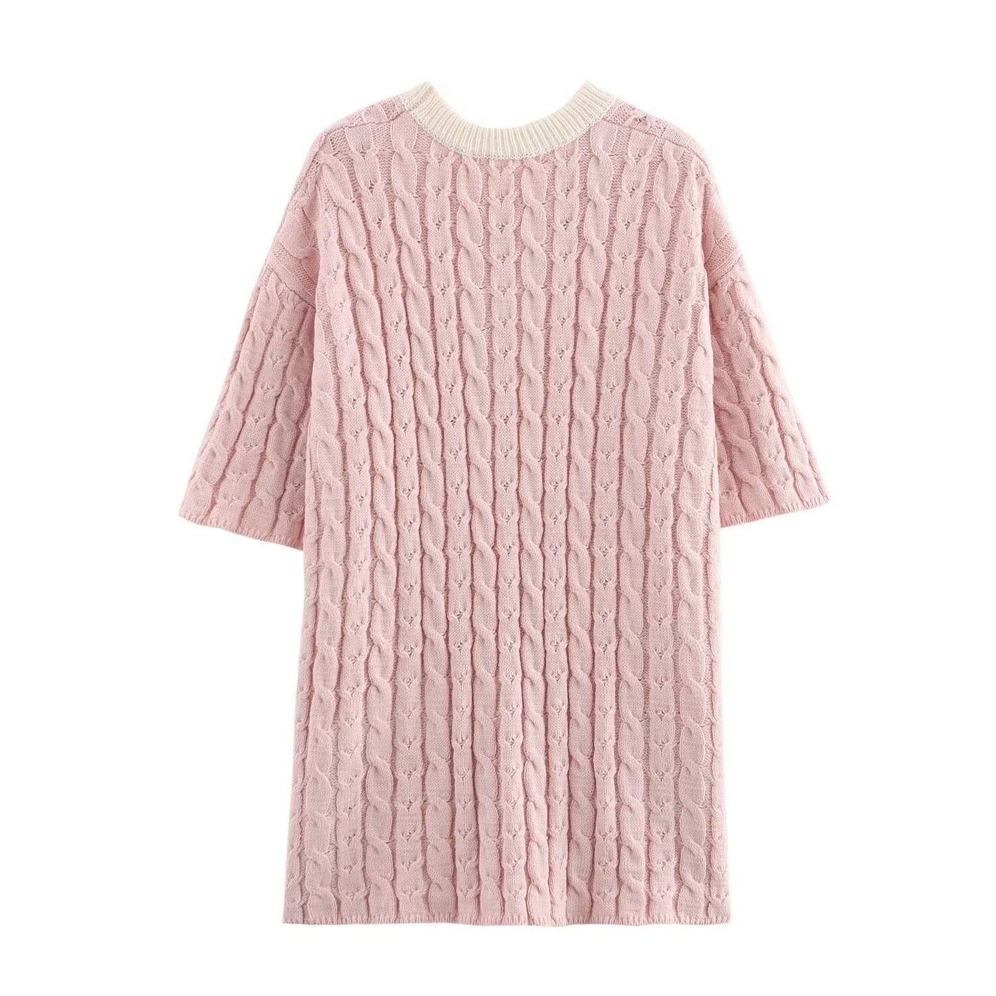 SPORTY&RICH CARDIGAN SUIT PINK