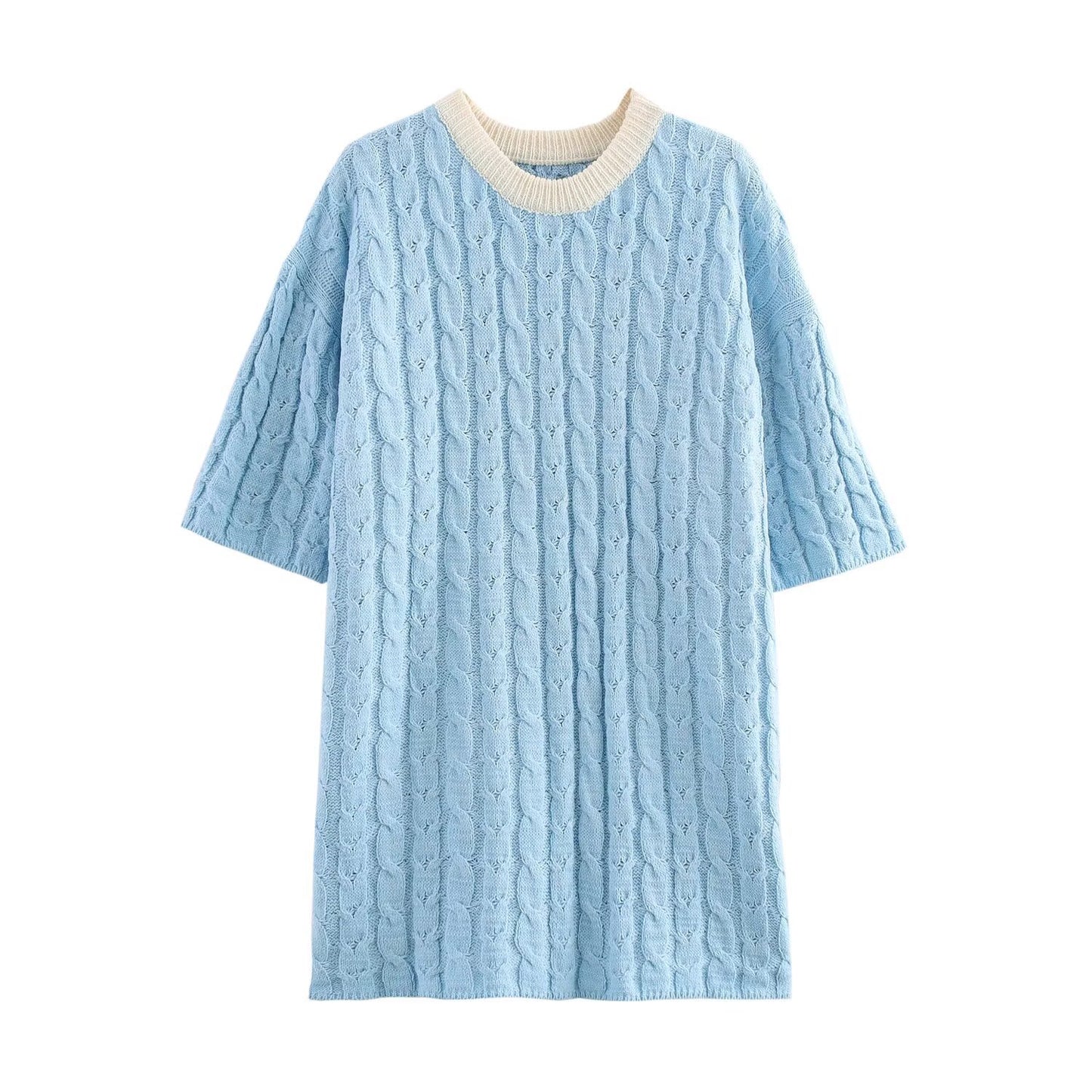 SPORTY&RICH CARDIGAN SUITE BABY BLUE