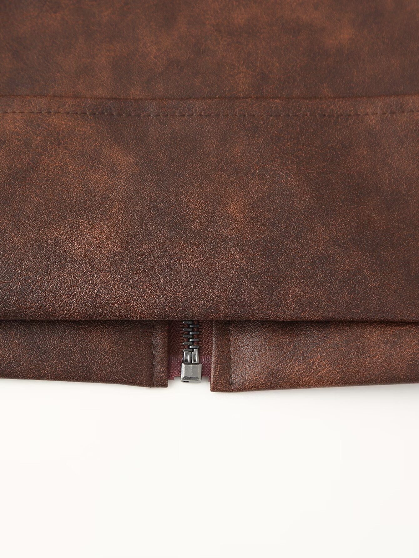 BROWN LEATHER JACKET