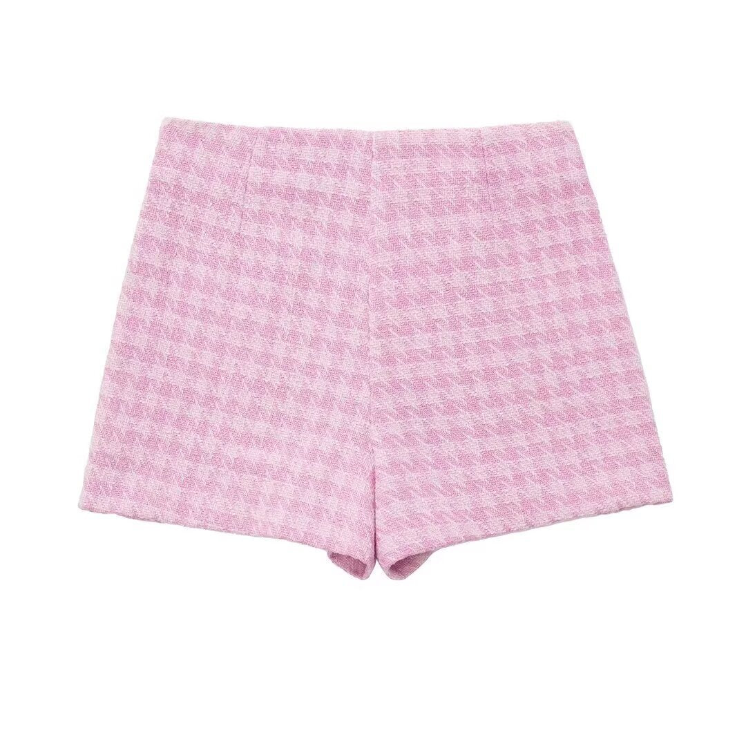 PINK CARDIGAN SKIRT
