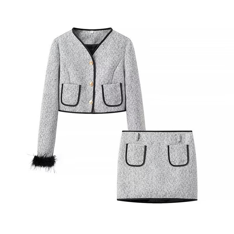 SPORTY&RICH CARDIGAN TWO PIECE