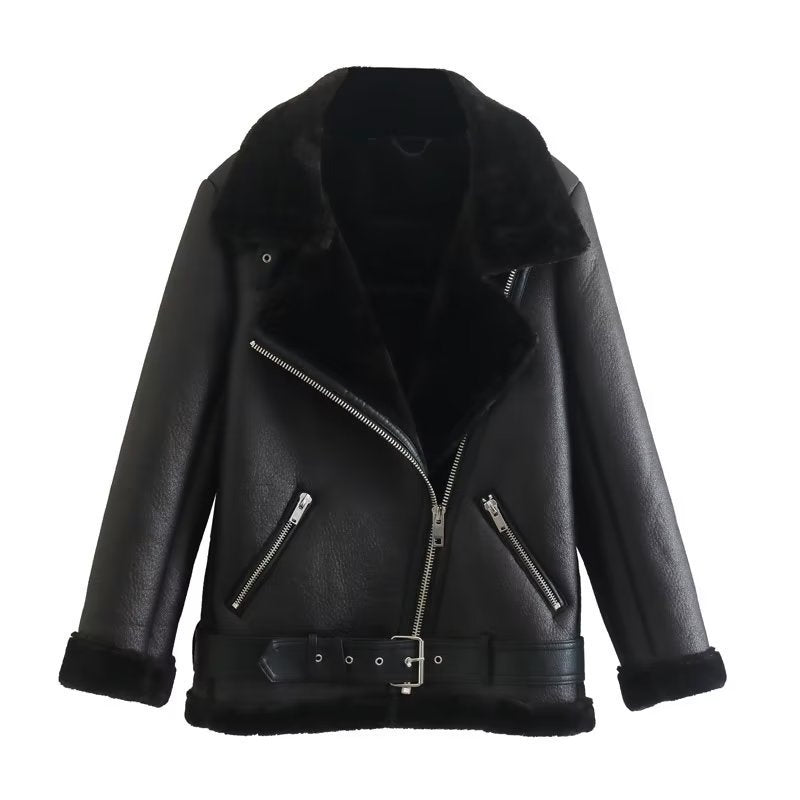 BLACK LEATHER JACKET