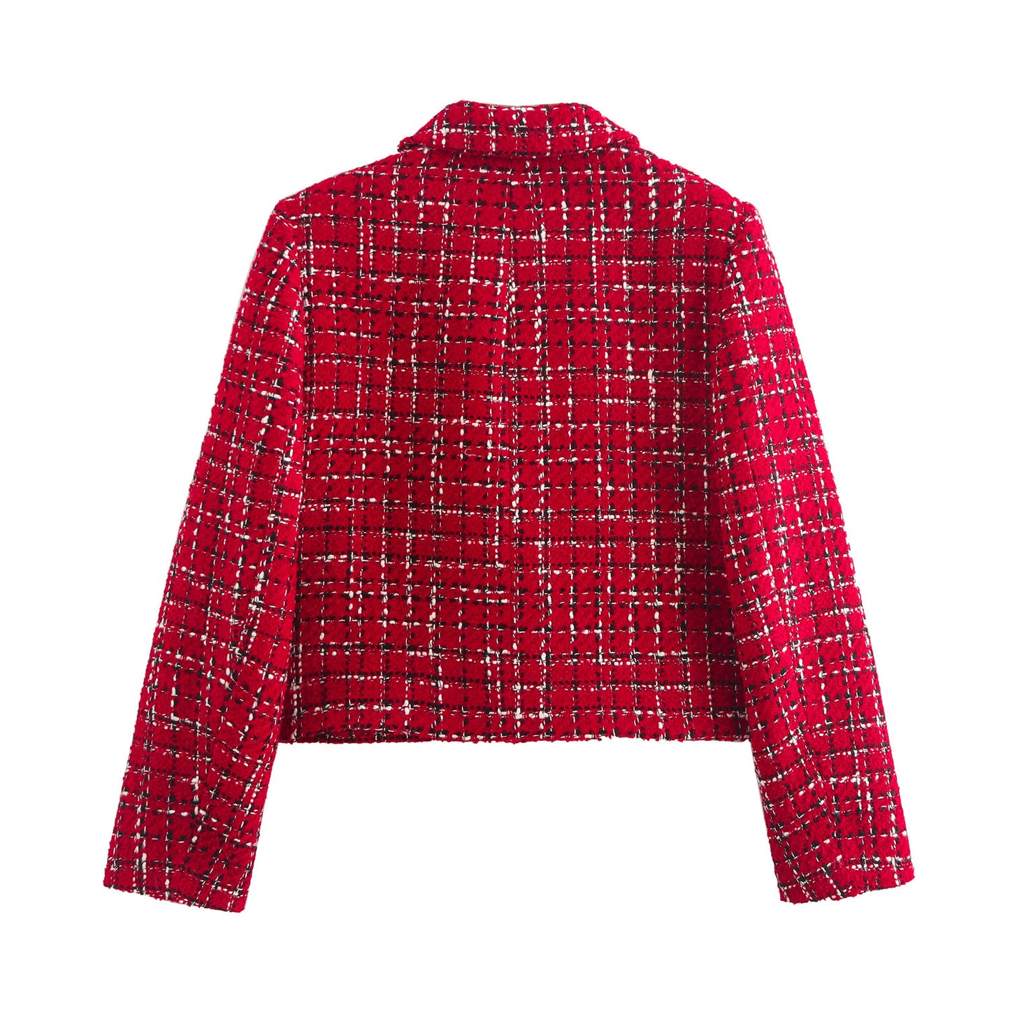 RED CARDIGAN JACKET