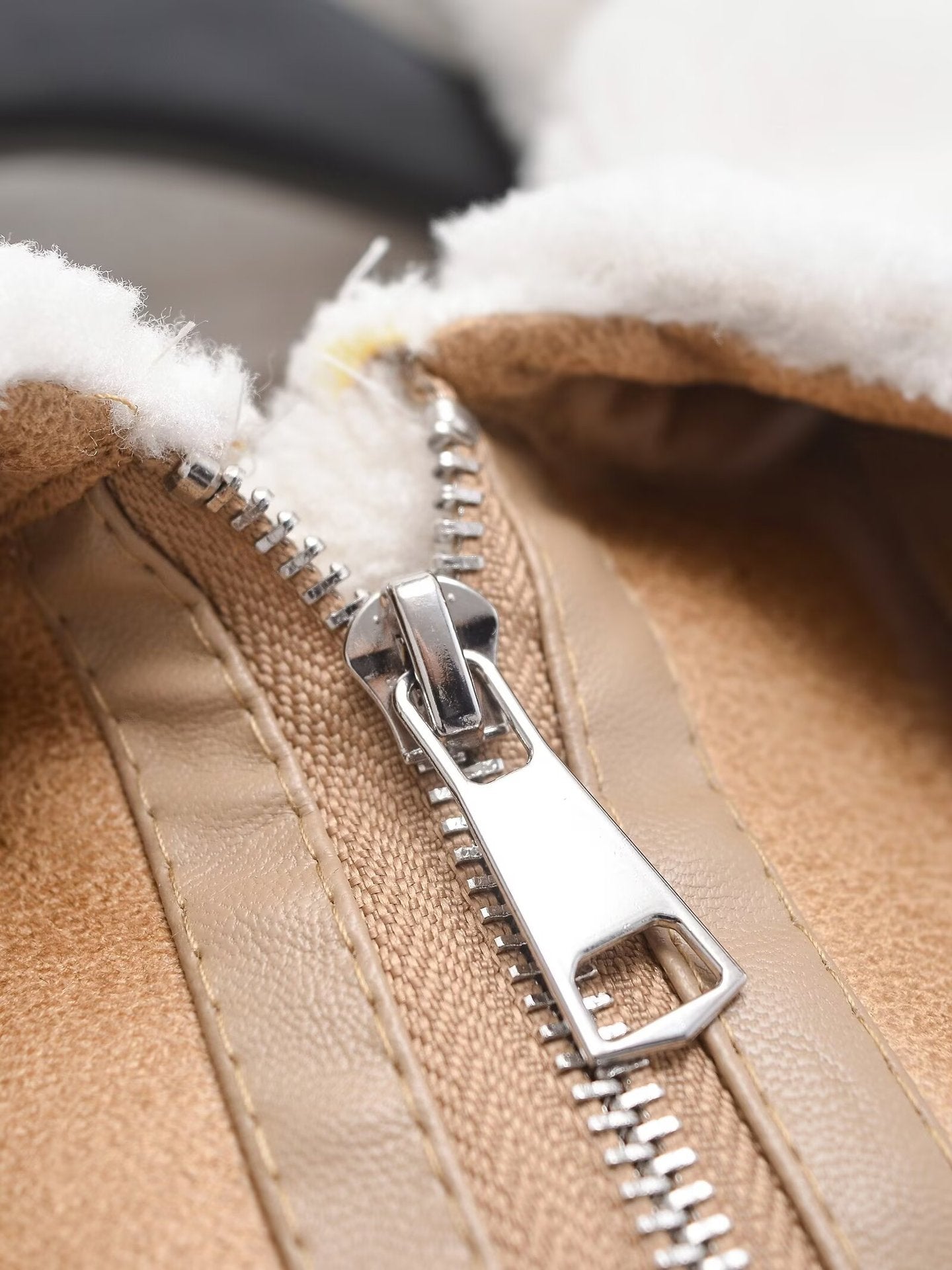 luxury shearling vest