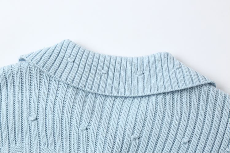 SPORTY&RICH CARDIGAN BABY BLUE