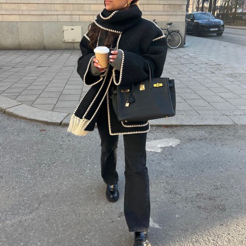 SPORTY&RICH CARDIGAN JACKET