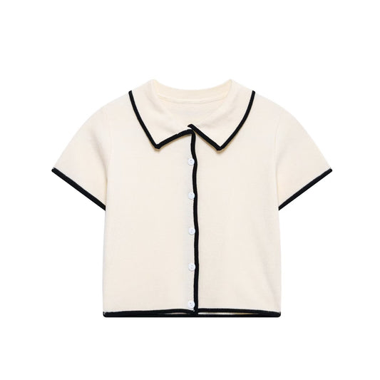 SPORTY&RICH POLO CARDIGAN V2