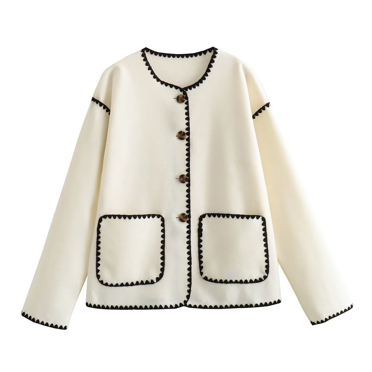 OFF WHITE STRICKJACKE