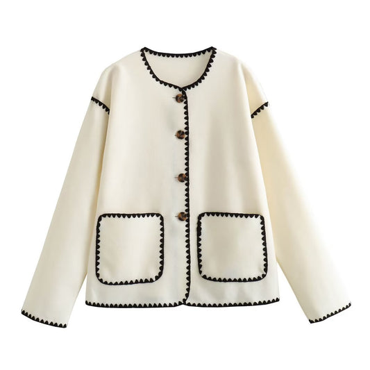 OFF WHITE STRICKJACKE