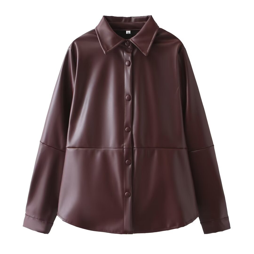 LEATHER SHIRT