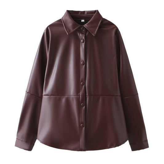 LEATHER SHIRT