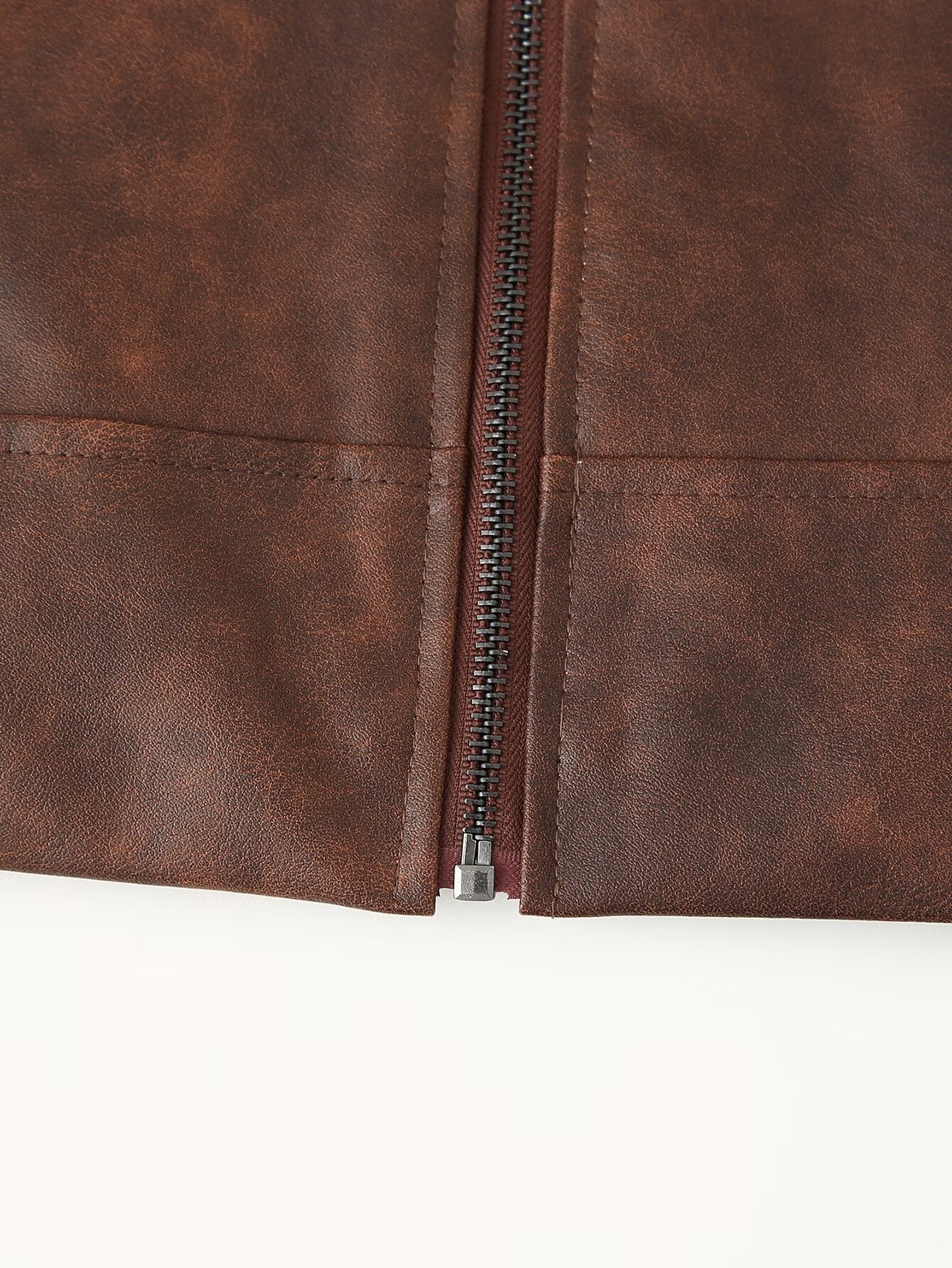 BROWN LEATHER JACKET