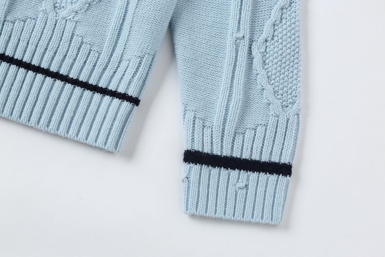 SPORTY&RICH CARDIGAN BABY BLUE
