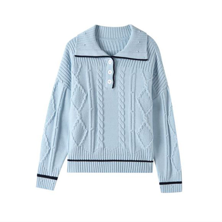 SPORTY&RICH CARDIGAN BABY BLUE