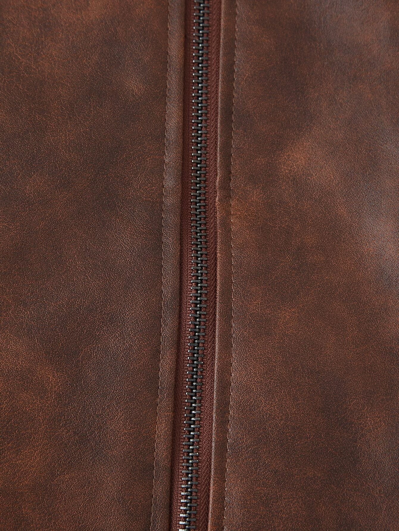 BROWN LEATHER JACKET