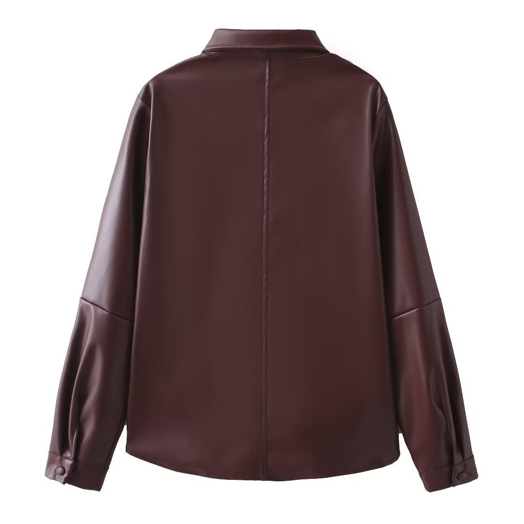 LEATHER SHIRT