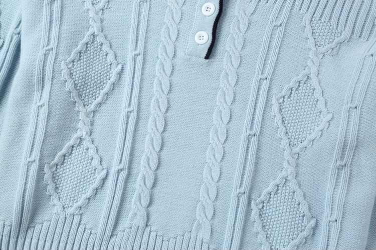 SPORTY&RICH CARDIGAN BABY BLUE