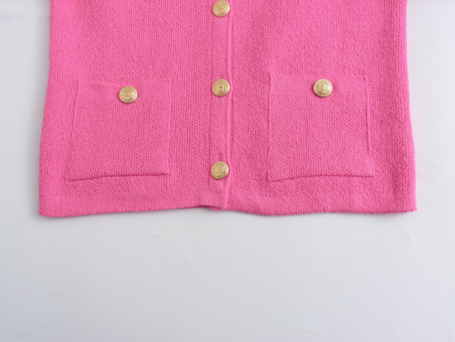 PINK COTTON CARDIGAN