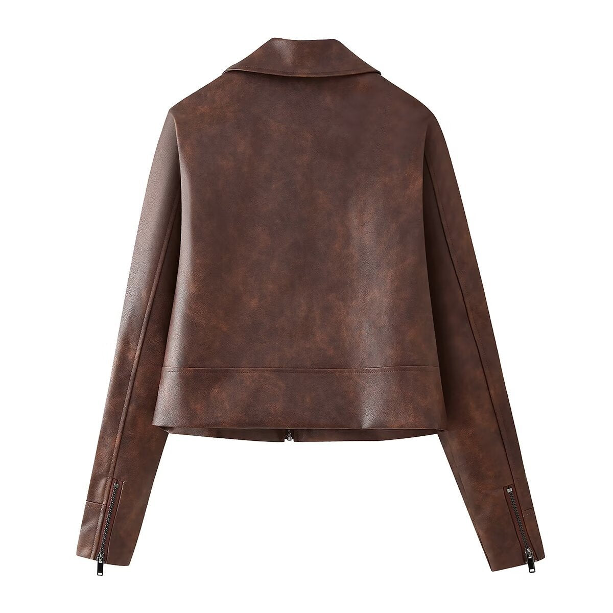 BROWN LEATHER JACKET
