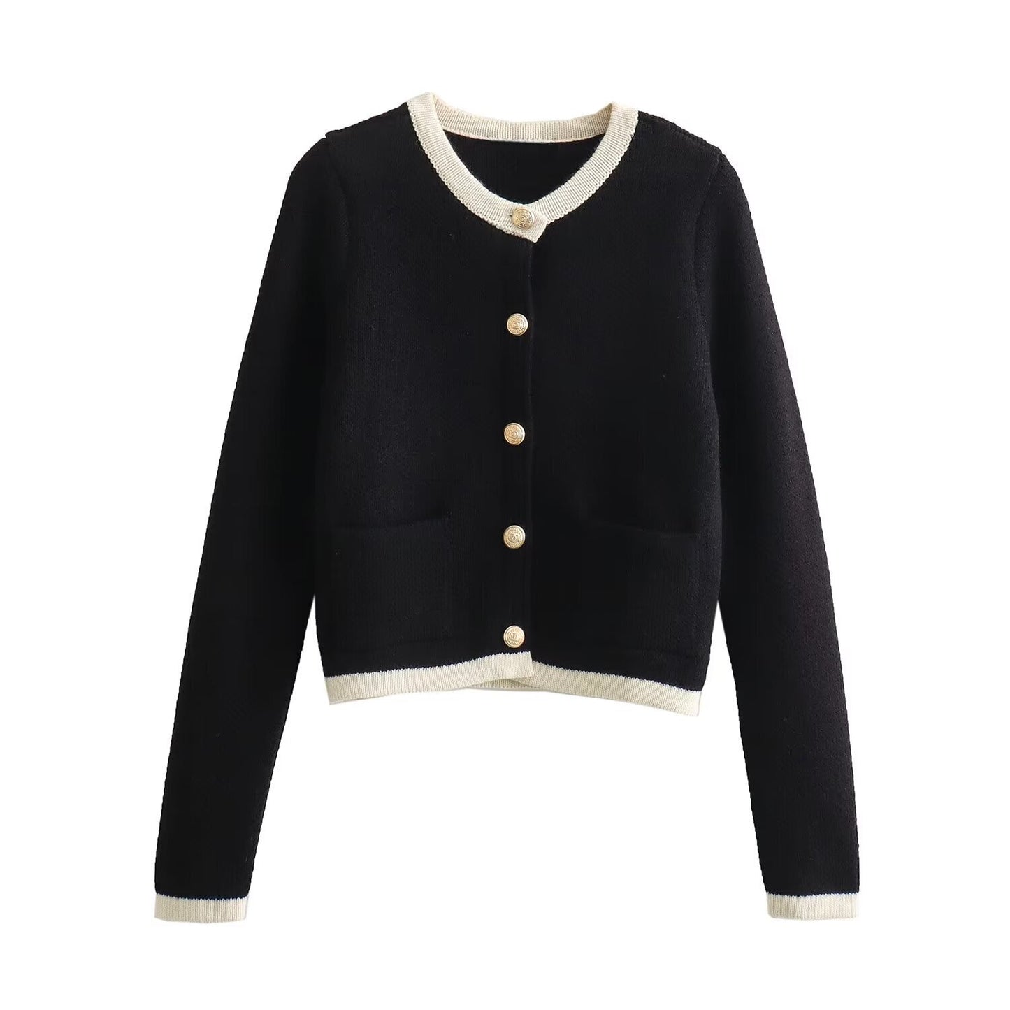 TWO TONE CARDIGAN