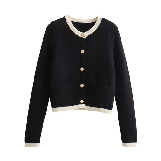 TWO TONE CARDIGAN