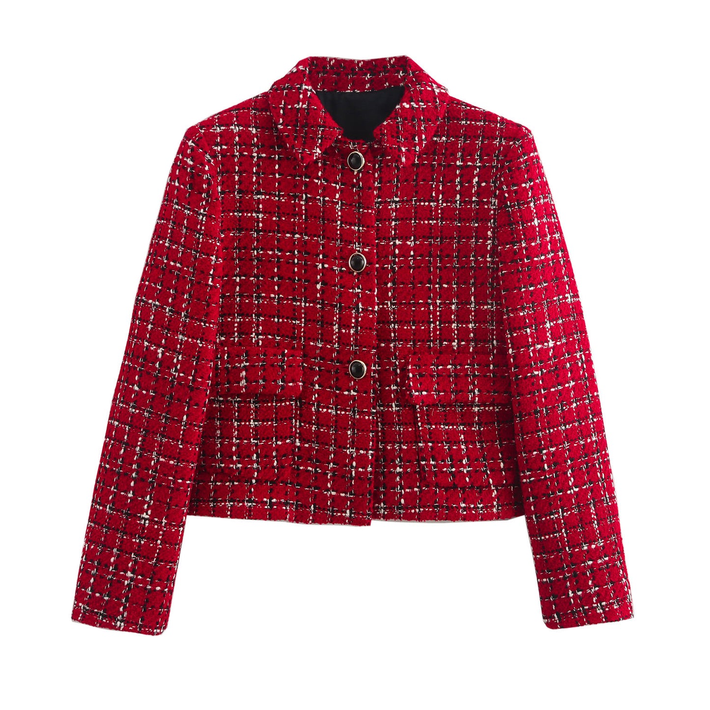 RED CARDIGAN JACKET