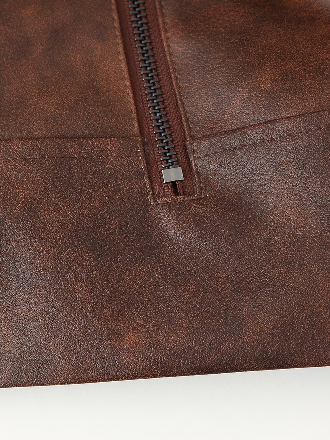 BROWN LEATHER JACKET