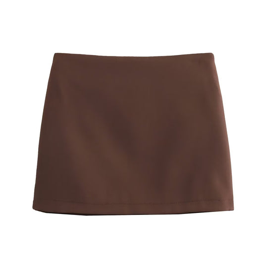 RICH&CLASSY BROWN SKIRT