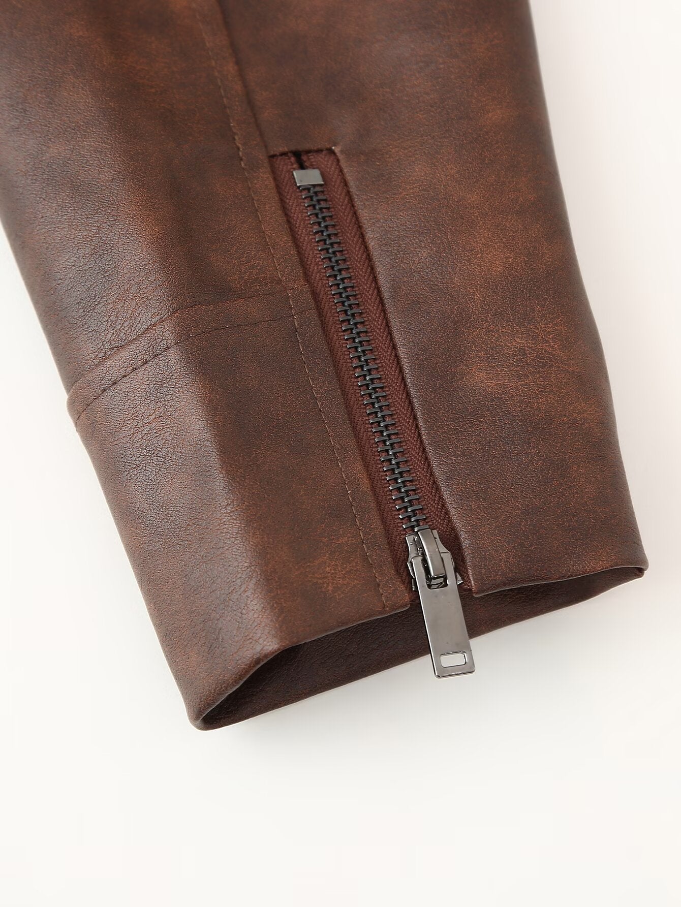 BROWN LEATHER JACKET
