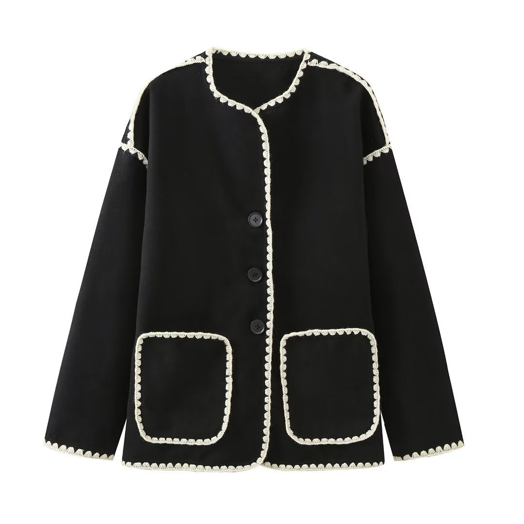 SPORTY&RICH CARDIGAN JACKET