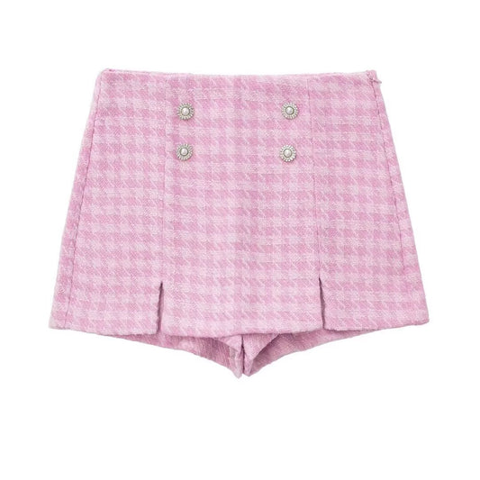 PINK CARDIGAN SKIRT